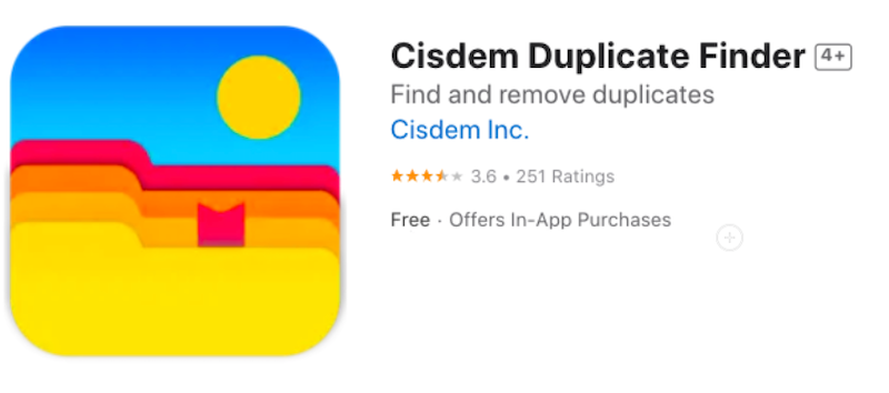 Cisdem 重複查找器的信息