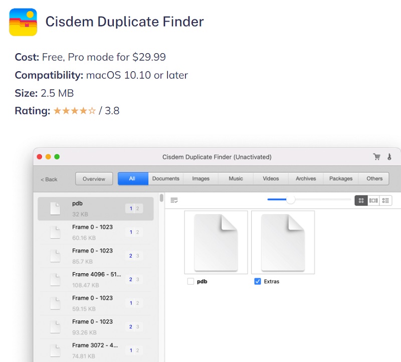 了解有關 Cisdem Duplicate Finder 的更多信息