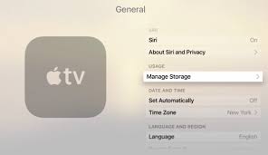 管理儲存以清除 Apple TV 快取
