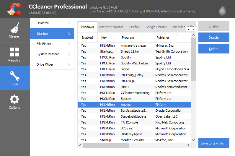 CleanMyMac替代CCleaner