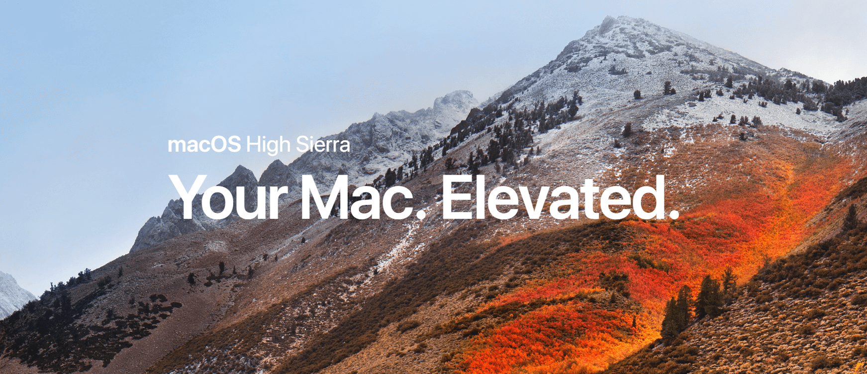 全新安裝MacOS High Sierra