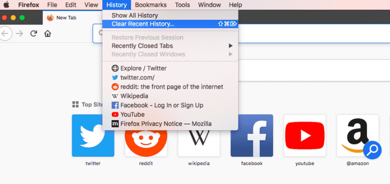 清理Firefox