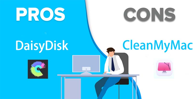 DaisyDisk 與 CleanMyMac 的正面和負面 DaisyDisk 與 CleanMyMac