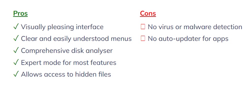 MacCleaner Pro 的優缺點