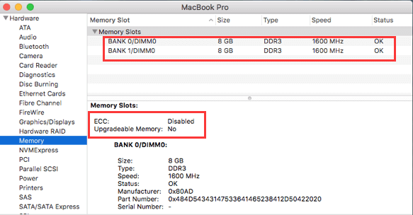 檢查您的 Mac 是否可以容納更多內存