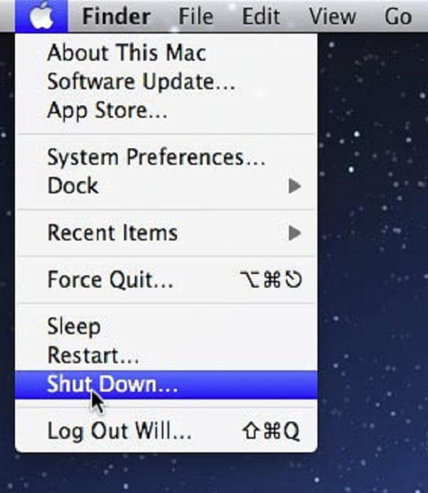 關閉Mac