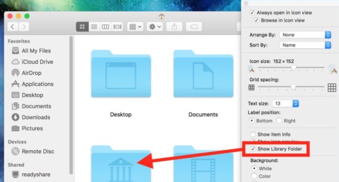 在 Mac 上輕鬆顯示庫文件夾