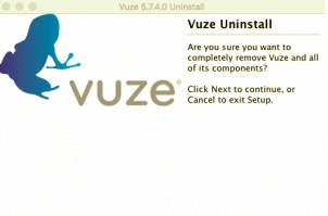 使用自己的卸載程序在 Mac 上卸載 Vuze