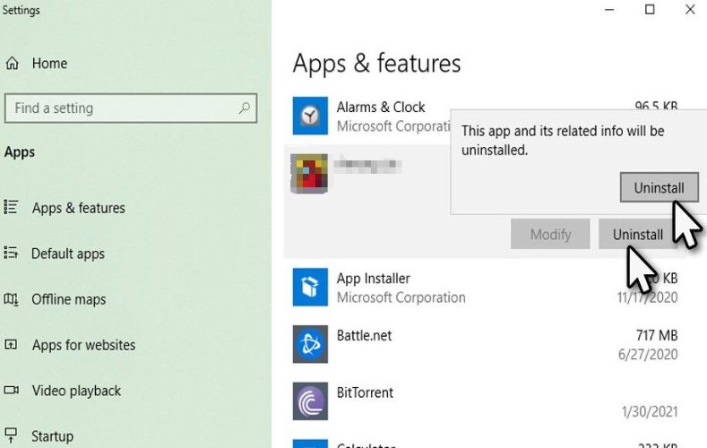 在 Windows 上卸載 Sea of​​ Thieves