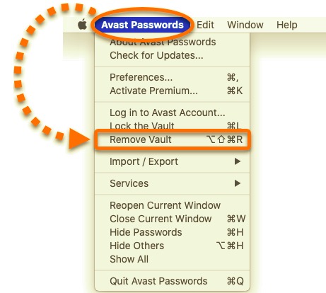 在 Mac 上重置 Avast 密碼