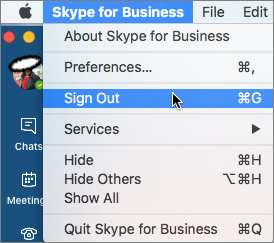 清晰的 Skype for Business Mac