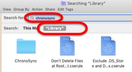 卸載 ChronoSync 及其相關文件
