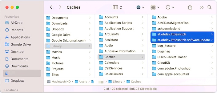 在 Mac 上刪除 Little Snitch 的所有殘餘