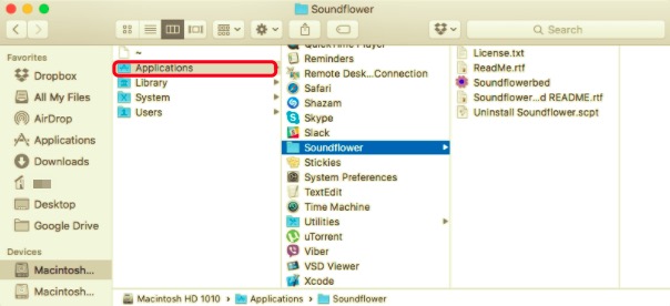 從 Mac 手動刪除 Soundflower