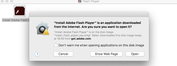 安裝Adobe Flash Player