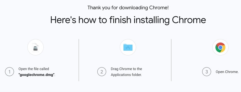 在Mac上重新安裝Google Chrome
