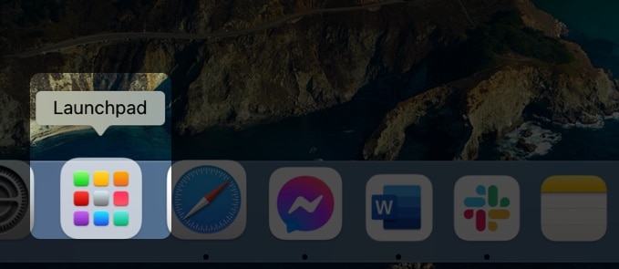 位於 Mac 上的 Launchpad