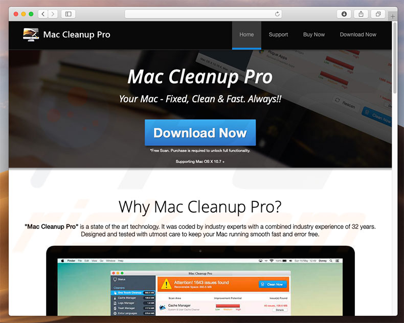 Mac Cleanup Pro惡意軟件