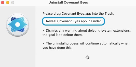 從 Mac 移除 Covenant Eyes