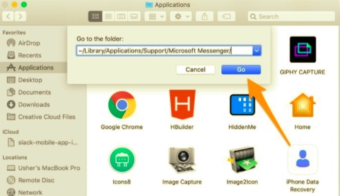 在 Mac 上手動卸載 Microsoft Messenger