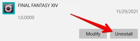 在 Windows 上刪除最終幻想 14