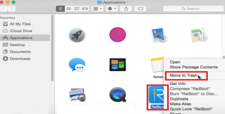 在 Mac 上手動卸載 ReiBoot