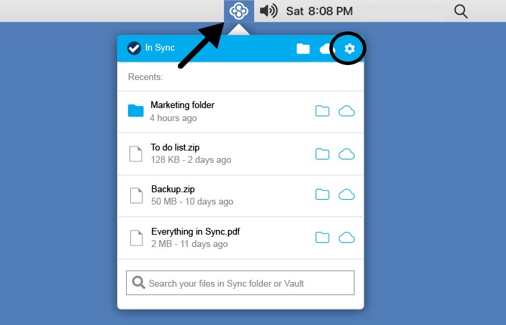 使用其卸載程序刪除 Sync Desktop App