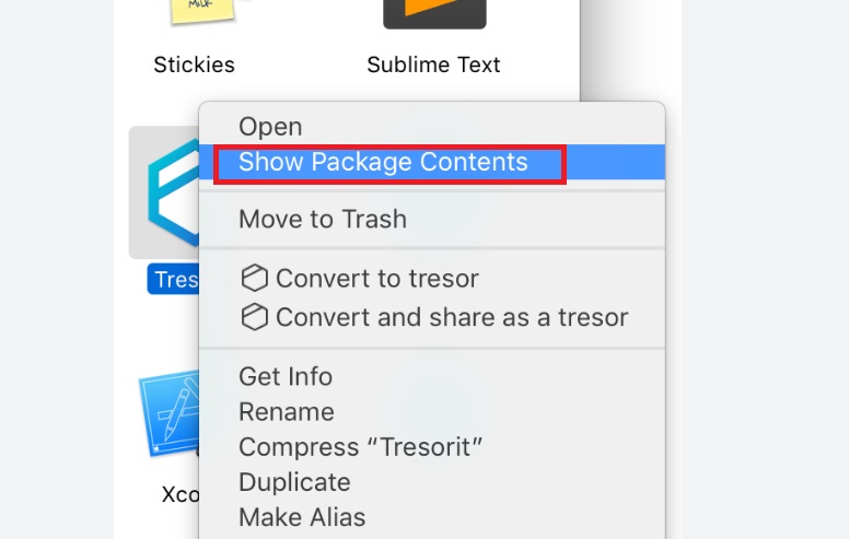 在 Mac 上手動卸載 Tresorit
