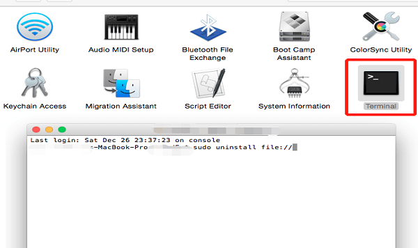 在 Mac 上手動卸載 Screenconnect
