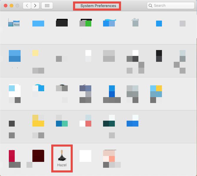 從 Mac 系統偏好設置中移除 Hazel