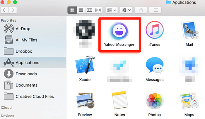 在 Mac 上手動卸載 Yahoo