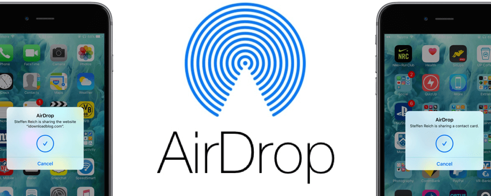 Airdrop從Iphone到Mac Airdrop