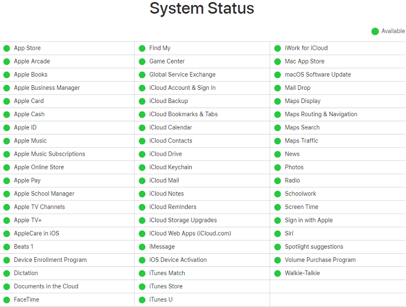 檢查iCloud狀態