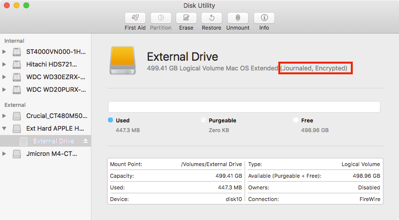 如何在Mac Disk Utility上加密文件