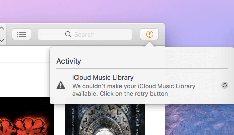 我們無法提供您的iCloud音樂庫