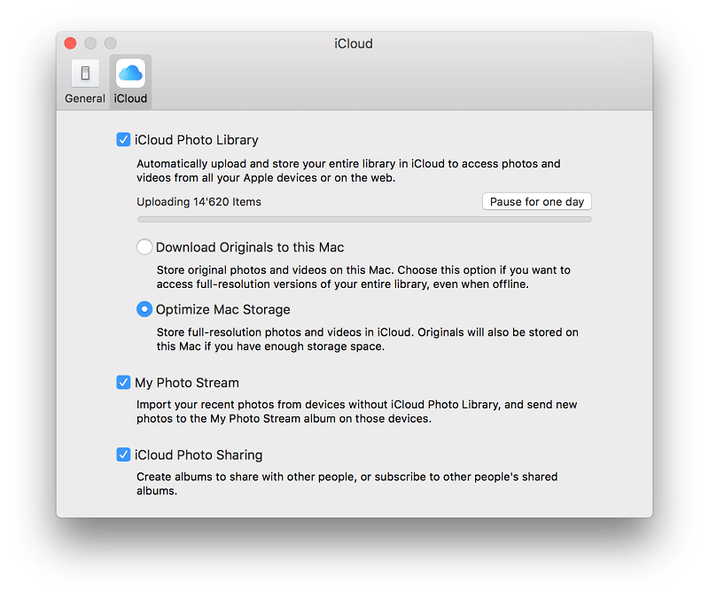 iCloud照片未在Mac上顯示