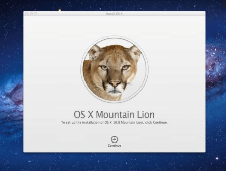 Mac OS X山獅