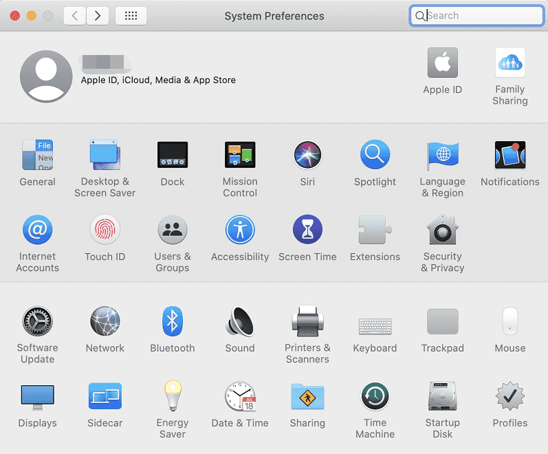 Mac的系統偏好設置