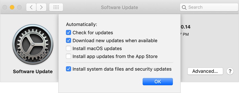 檢查或更新macOS版本