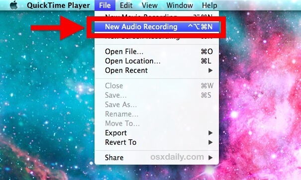 如何使用QuickTime在Mac上錄製音頻