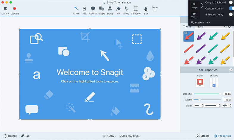 Mac Snagit的截圖工具