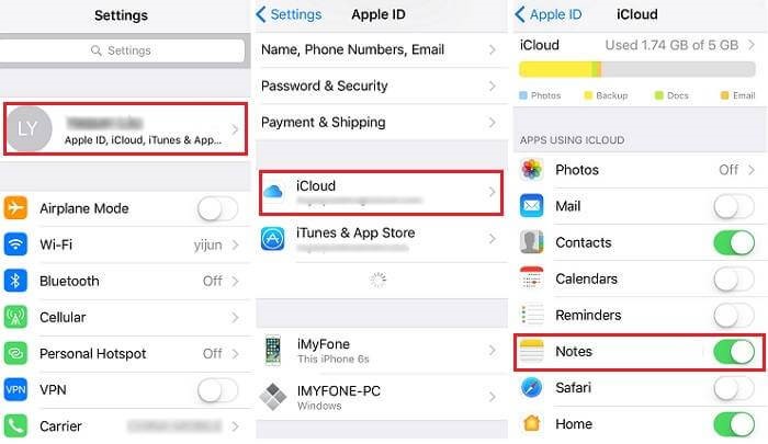 使用iCloud將筆記從iPhone同步到Mac