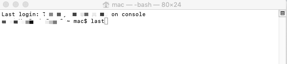 使用最後一個命令在我的 Mac 上查看最近的活動