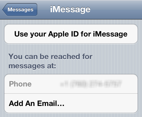 將您的Apple ID用於iMessage
