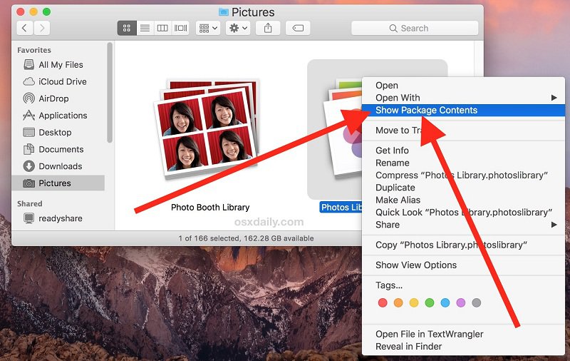 照片存儲在Mac上的位置