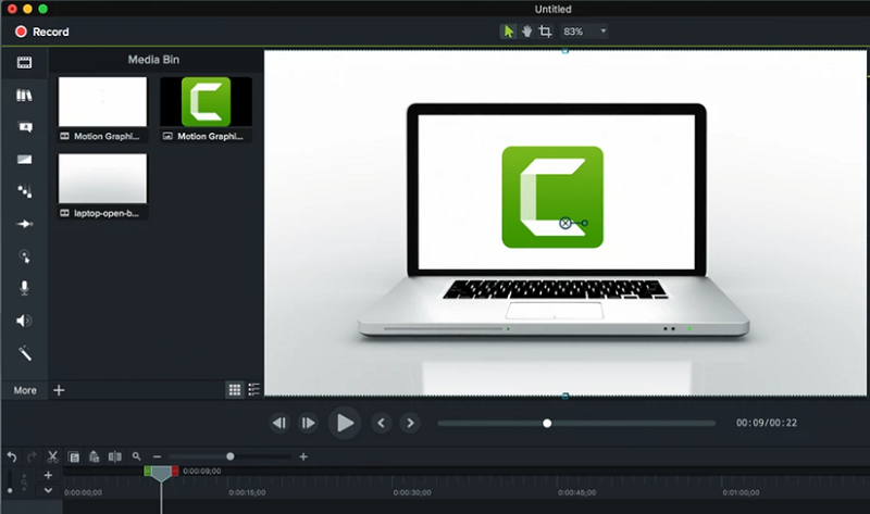 Mac 免費螢幕錄影機 - Camtasia