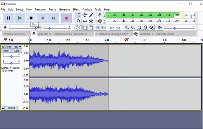 在 Windows 上使用 Audacity 錄製電腦音訊