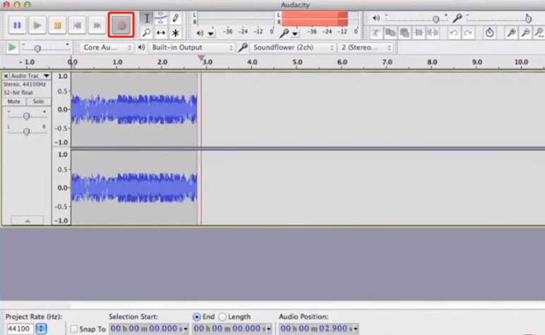 在 Mac 上使用 Audacity 錄製桌面音頻