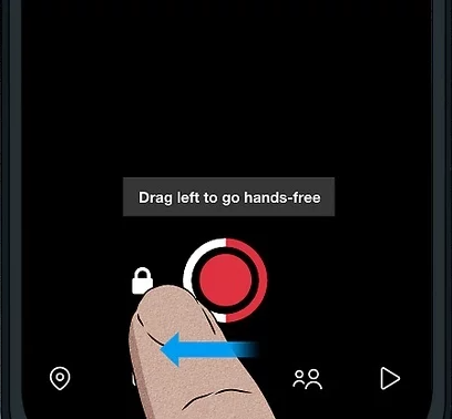 無需按住按鈕即可在 Snapchat 上錄製