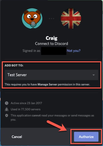 使用 Craig Bot 錄製 Discord 通話